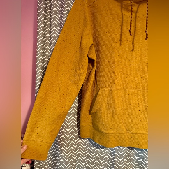 Alpine Design | Men's Mustard Hoodie, Size M - Picture 3 of 7